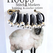 Load image into Gallery viewer, Floops stitch Markers Shades of Gray / Small / Skinny Floops Stitch Markers joeriaknits
