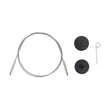 Load image into Gallery viewer, KnitPro Interchangeable Cords GlideX Stainless Steel Fixed Cables - New from KnitPro joeriaknits
