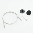 Load image into Gallery viewer, KnitPro Interchangeable Cords GlideX Stainless Steel Fixed Cables - New from KnitPro joeriaknits
