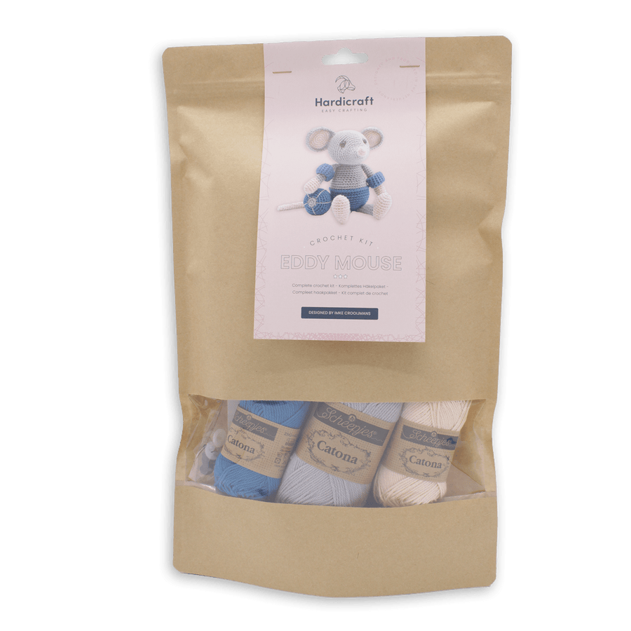 Hardicraft USA DIY Crochet Kit Hardicraft - DIY Crochet Kit - Eddy Mouse joeriaknits