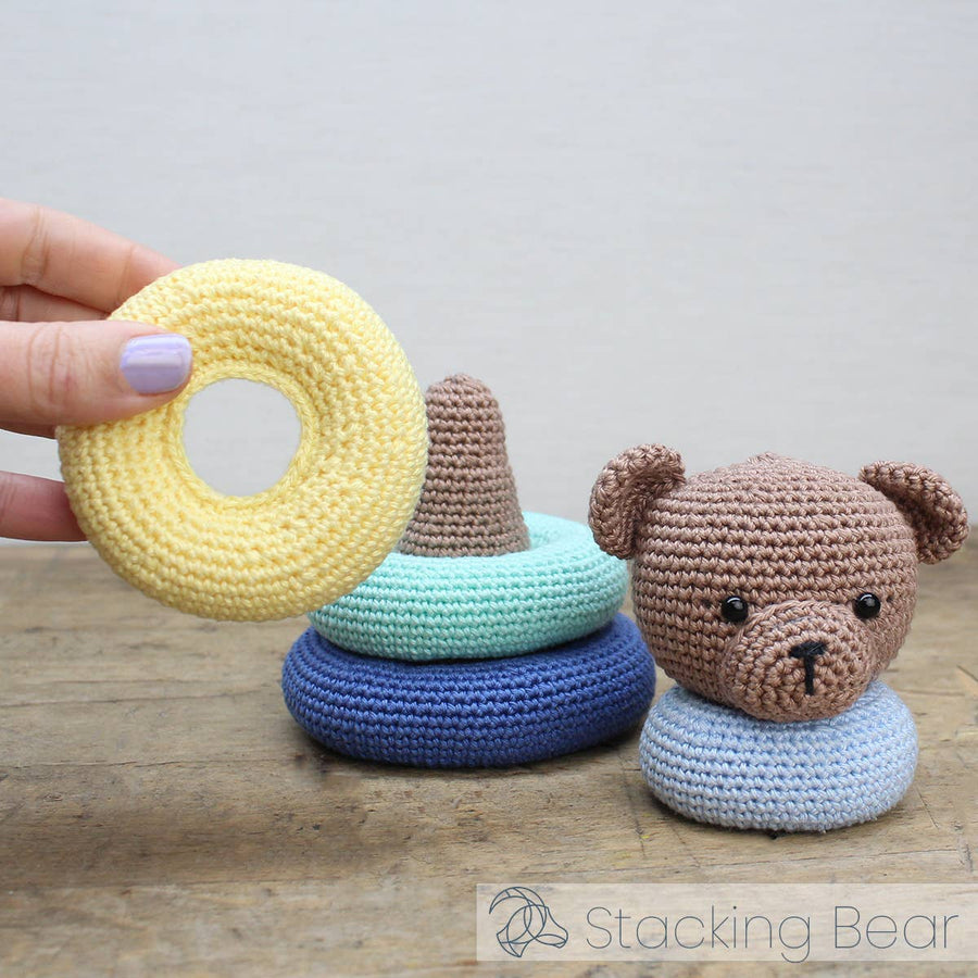 Hardicraft USA DIY Crochet Kit Hardicraft - DIY Crochet Kit - Stacking Bear joeriaknits
