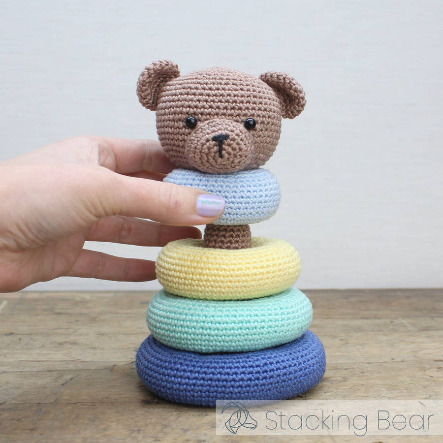 Hardicraft USA DIY Crochet Kit Hardicraft - DIY Crochet Kit - Stacking Bear joeriaknits