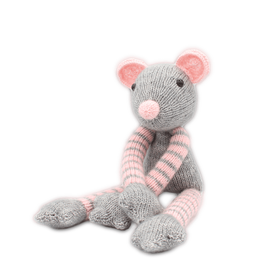 Hardicraft USA DIY Knit Kit Hardicraft - DIY Knitting Kit - Esther Mouse joeriaknits