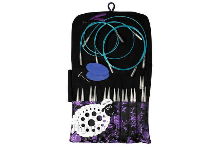 HiyaHiya Knitting Needle Sets HiyaHiya Steel Interchangeable Premium Plus Needle Set joeriaknits