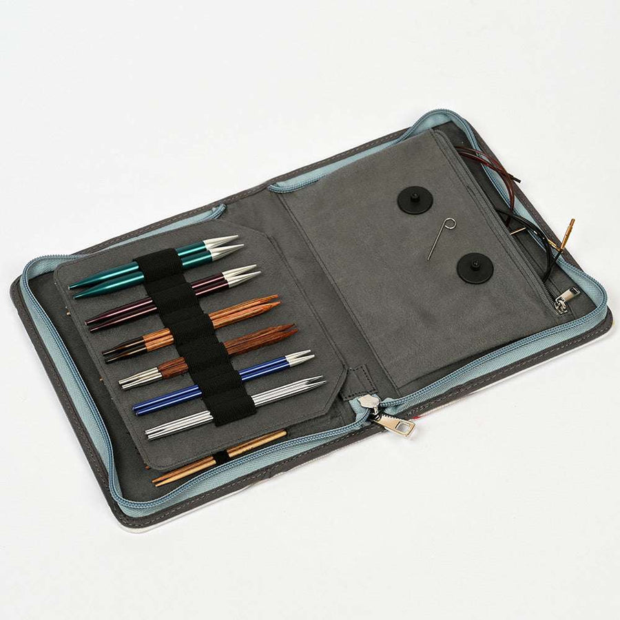 Knitter's Pride Knitting Needle Storage Passion Interchangeable Circular Knitting Needle Case joeriaknits