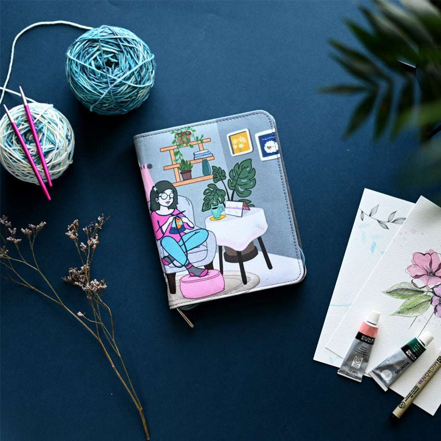 Knitter's Pride Knitting Needle Storage Passion Interchangeable Circular Knitting Needle Case joeriaknits