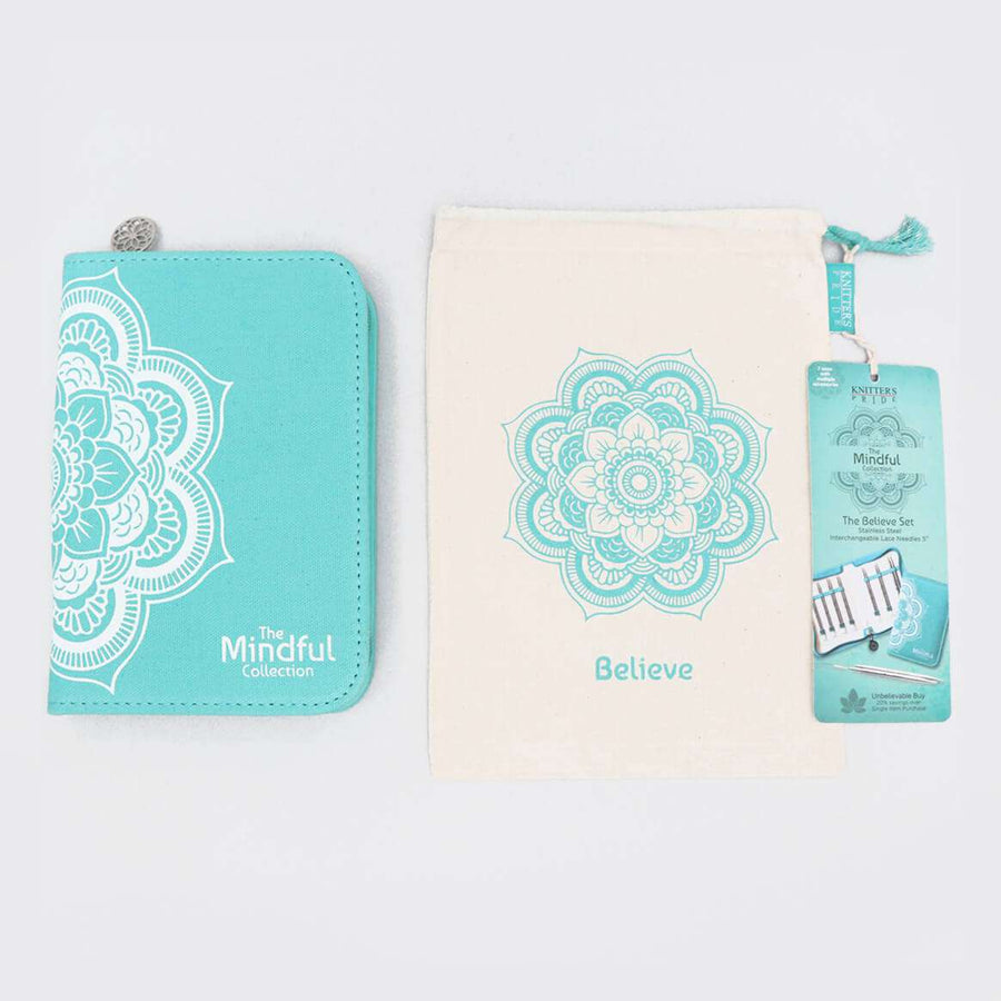 Interchangeable Circular Needles-Believe- Mindful Collection (Small Set - 5" Tips)