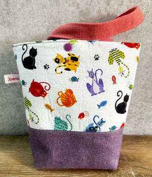 JOERIA KNITS Tote Bags Cats at Play JOERIA KNIT and CROCHET KITS FOR BEGINNERS joeriaknits