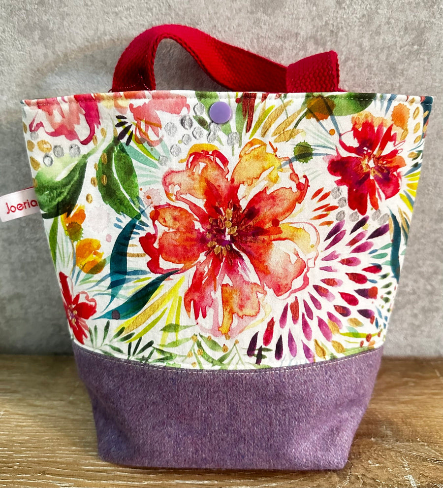 JOERIA KNITS Tote Bags Pretty Garden JOERIA KNIT and CROCHET KITS FOR BEGINNERS joeriaknits