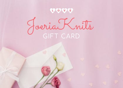 JOERIAKNITS GIFT CARD JOERIAKNITS GIFT CARDS joeriaknits