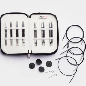 Karbonz Midi Interchangeable Circular Needle Set 13 cm (5")