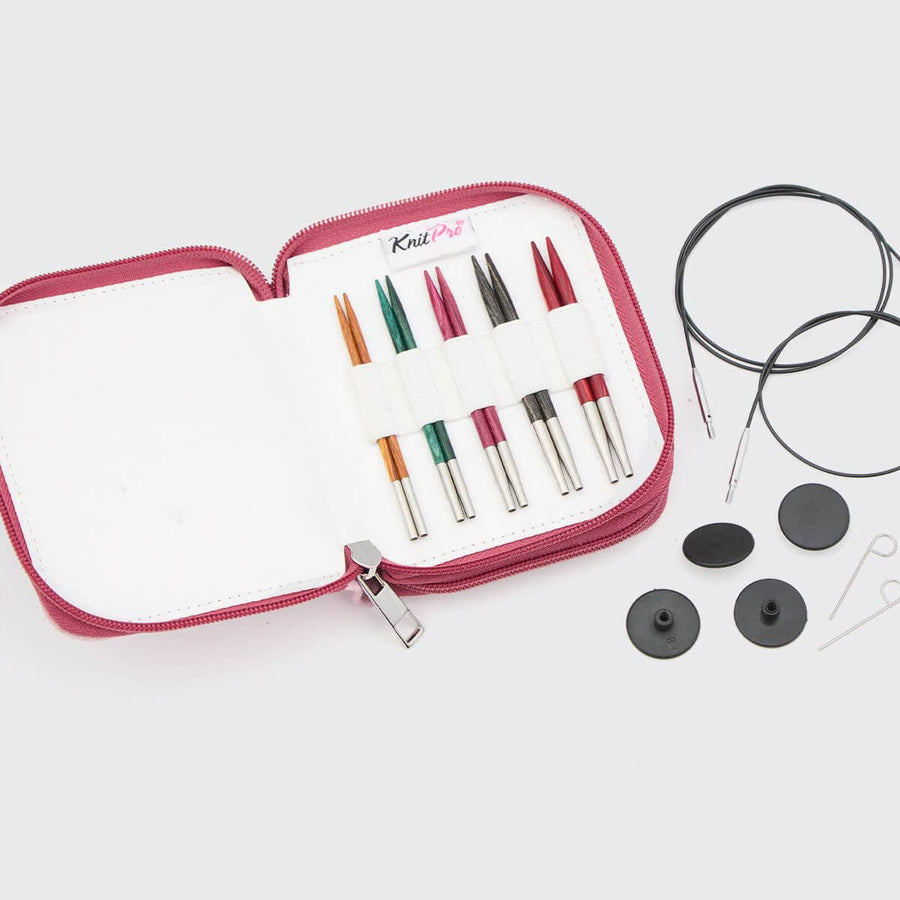 Knit Pro Knitting Needle Sets 10 cm (4") Tips KnitPro Dreamz Starter Interchangeable Circular Needle Sets joeriaknits