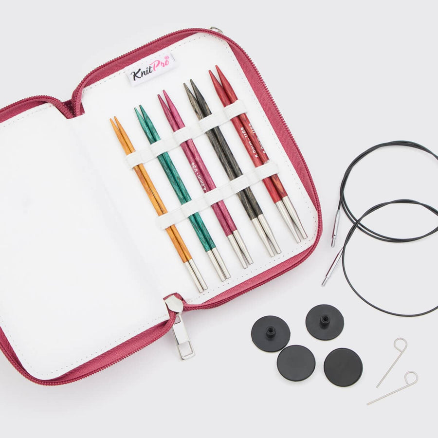 Knit Pro Knitting Needle Sets 13 cm (5") Tips KnitPro Dreamz Starter Interchangeable Circular Needle Sets joeriaknits