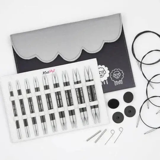 KnitPro Karbonz Deluxe Interchangeable Circular Needle Set