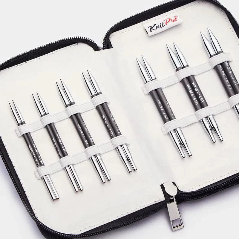 Knit Pro Knitting Needle Sets KnitPro Karbonz Midi Special Interchangeable Circular Needle Set joeriaknits