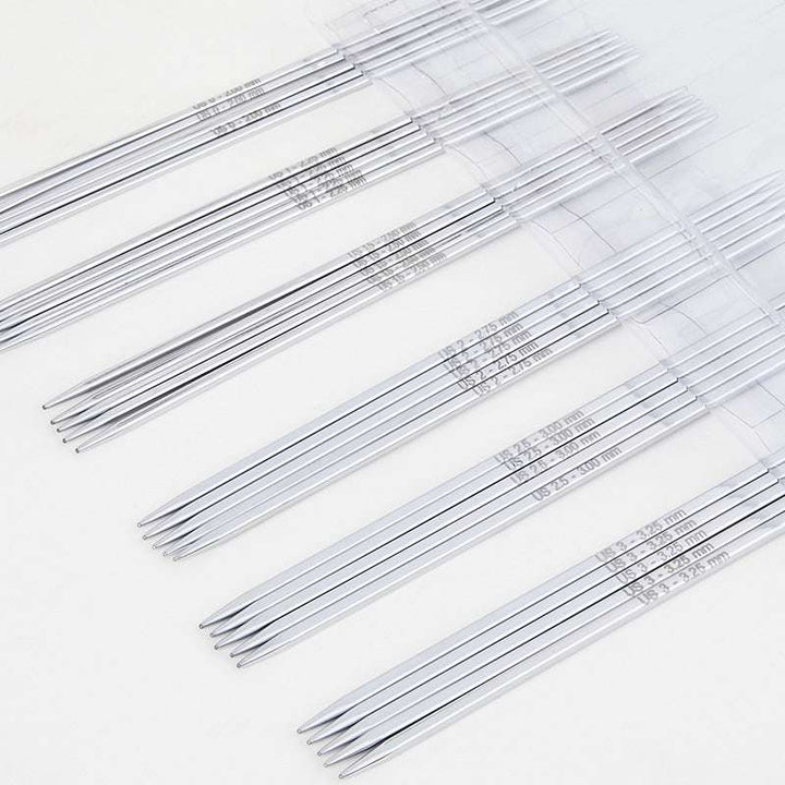 Knit Pro Double Pointed Needles KnitPro Nova Cubics Platina Double Pointed Knitting Needle Set joeriaknits