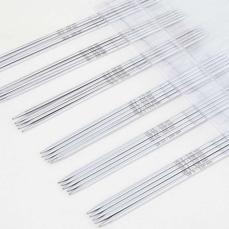 Knit Pro Double Pointed Needles KnitPro Nova Cubics Platina Double Pointed Knitting Needle Set joeriaknits