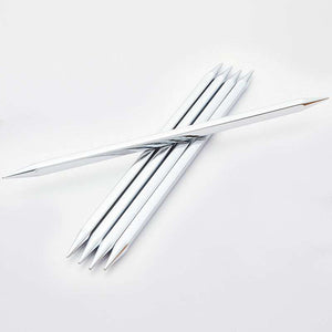Knit Pro Double Pointed Needles KnitPro Nova Cubics Platina Double Pointed Knitting Needles joeriaknits