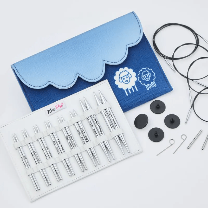 Knitpro Knitting Needle Sets 10cm (4") Tips KnitPro Nova Deluxe Interchangeable Needle Sets joeriaknits
