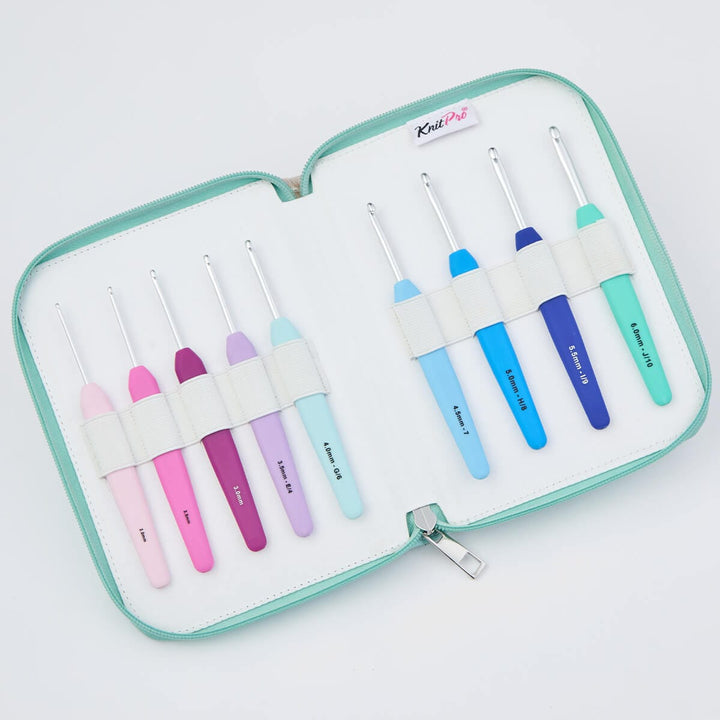 Clover Crochet Hook Set KnitPro Waves 2.0 Deluxe Crochet Hook Set joeriaknits
