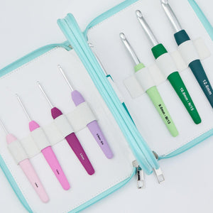 Clover Crochet Hook Set KnitPro Waves 2.0 Grande Crochet Hook Set joeriaknits