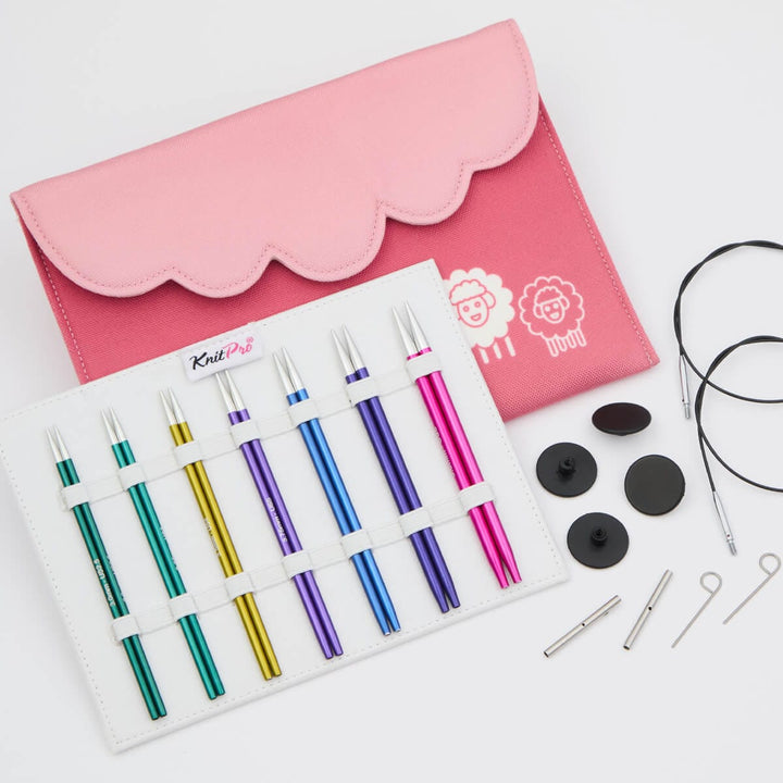 Knit Pro Knitting Needle Sets KnitPro Zing Midi Interchangeable Circular Knitting Needle Set joeriaknits