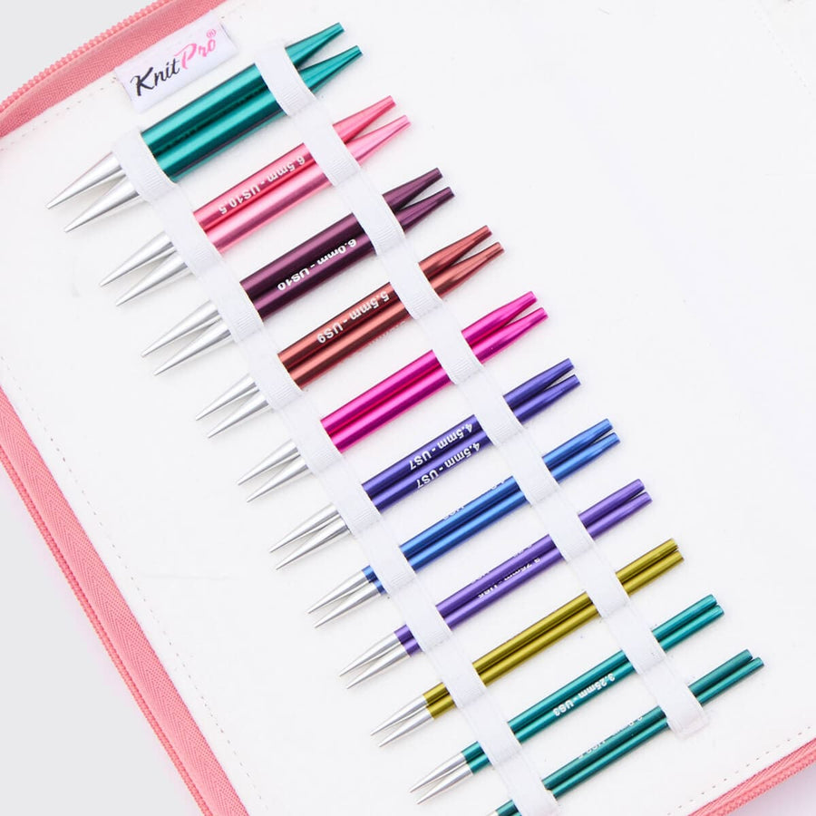 Knit Pro Knitting Needle Sets KnitPro Zing Regal Interchangeable Circular Knitting Needle Sets joeriaknits