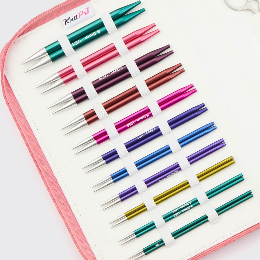 Knit Pro Knitting Needle Sets KnitPro Zing Regal Interchangeable Circular Knitting Needle Sets joeriaknits