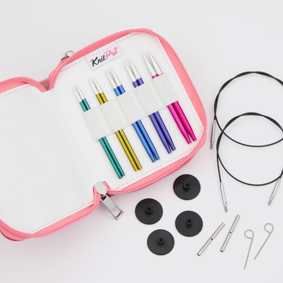 Knit Pro Knitting Needle Sets 10 cm (4") IC Starter KnitPro Zing Starter Interchangeable Circular Needle Sets joeriaknits
