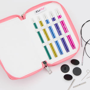 Knit Pro Knitting Needle Sets 13 cm (5") IC Starter KnitPro Zing Starter Interchangeable Circular Needle Sets joeriaknits