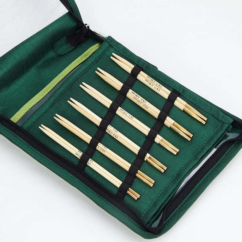 Knitter's Pride Bamboo Deluxe Normal Interchangeable Knitting Needle Set