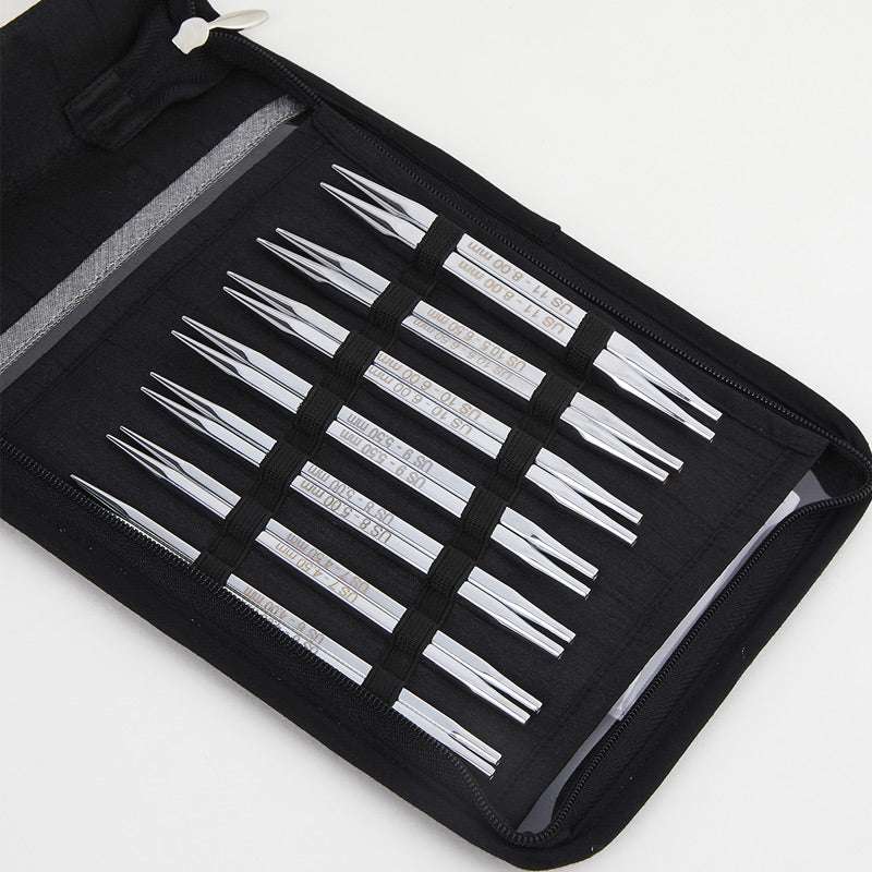 Knitter's Pride Knitting Needle Sets Knitter's Pride Nova Cubics Platina Interchangeable Knitting Needle Set joeriaknits