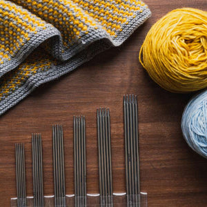 Knitter's Pride Nova Platina Double Pointed Knitting Needle Set - 6" (15 cm)