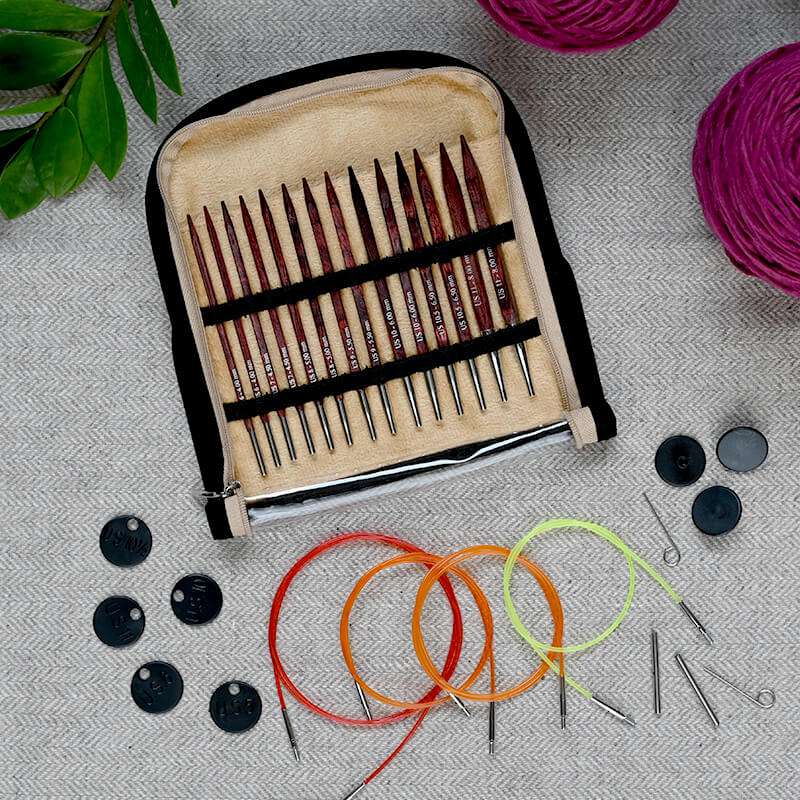 Knitter's Pride Symfonie Cubics Deluxe Interchangeable Knitting Needle Set