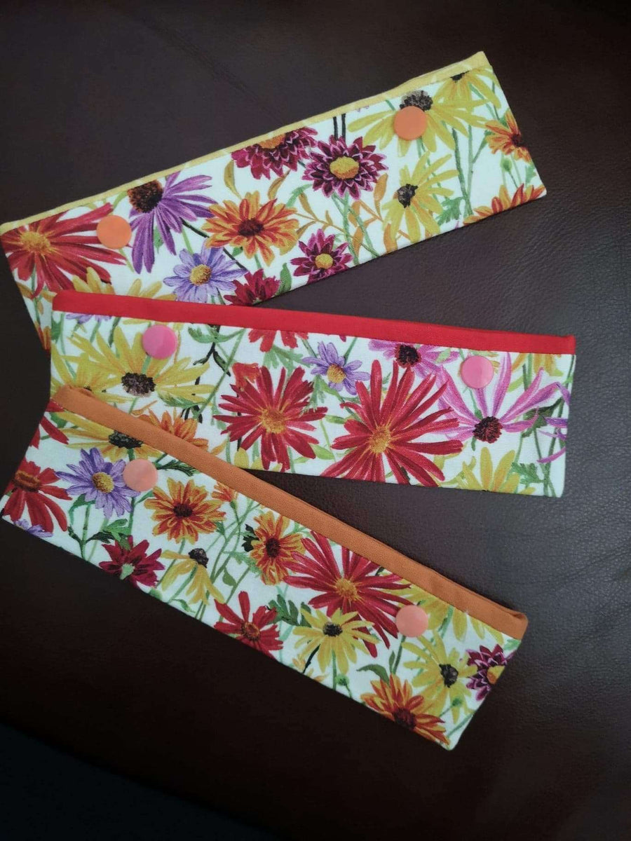 Joeriaknits Knitting Needle Storage 8" DPN / Echinacea Knitting Needle Cozy: Handcrafted joeriaknits