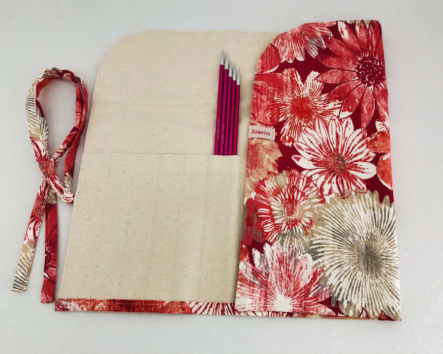 JOERIA KNITS Knitting Needle Storage Knitting Needle or Crochet Hook Storage Wraps joeriaknits