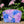 Load image into Gallery viewer, Joeriaknits Storage Pouches Hydrangea Large Zipper Storage Pouch: Handcrafted joeriaknits
