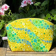 Load image into Gallery viewer, Joeriaknits Storage Pouches Yellow Aster Large Zipper Storage Pouch: Handcrafted joeriaknits
