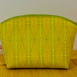 Load image into Gallery viewer, Joeriaknits Storage Pouches Chartreuse Geometric Medium Zipper Storage Pouch: Handcrafted joeriaknits
