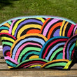 Load image into Gallery viewer, Joeriaknits Storage Pouches Rainbows Medium Zipper Storage Pouch: Handcrafted joeriaknits

