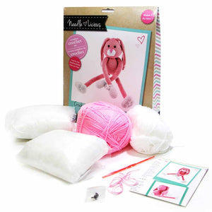 Needle Licious DIY Knit Kit NEEDLE LICIOUS Complete Crochet DIY Kit - Bunny joeriaknits