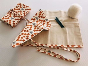 JOERIA KNITS Knitting Needle Storage Needle or Hook Storage Wraps joeriaknits