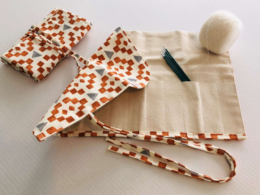 JOERIA KNITS Knitting Needle Storage Needle or Hook Storage Wraps joeriaknits