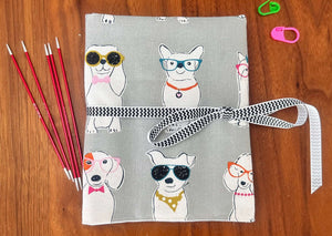 JOERIA KNITS Knitting Needle Storage Needle or Hook Storage Wraps joeriaknits