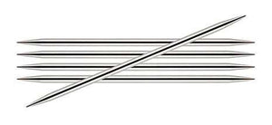 Knitter's Pride Double Pointed Needles Nova Platina 5 inch Double Pointed Knitting Needles (set of 5) joeriaknits