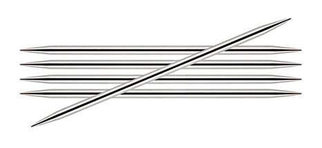 Knitter's Pride Double Pointed Needles Nova Platina 5 inch Double Pointed Knitting Needles (set of 5) joeriaknits