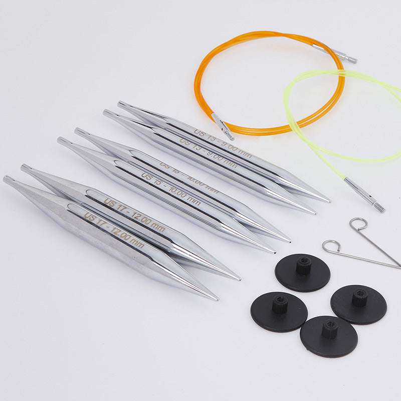 Nova Platina Chunky Circular Knitting Needle Set