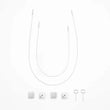 Load image into Gallery viewer, KnitPro Circular Needles Petite Fixed Interchangeable Cables - Pack of 2 - For Stelo joeriaknits
