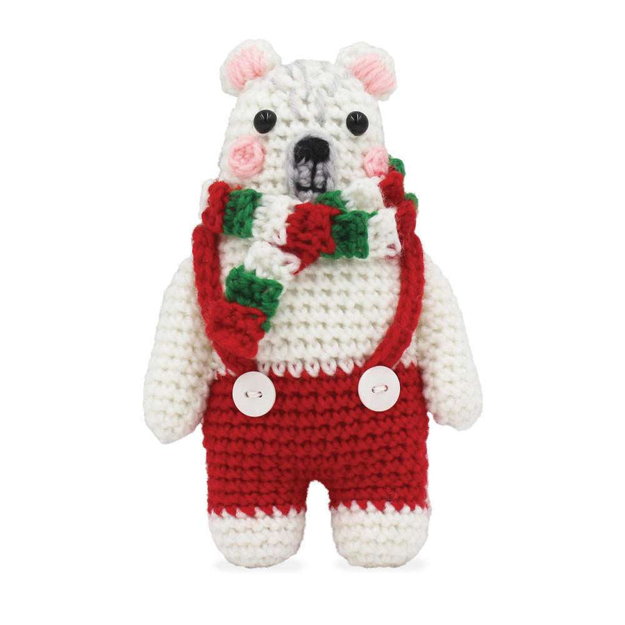 H.A. KIdd Crochet Patterns Polar Bear Crochet Kit joeriaknits
