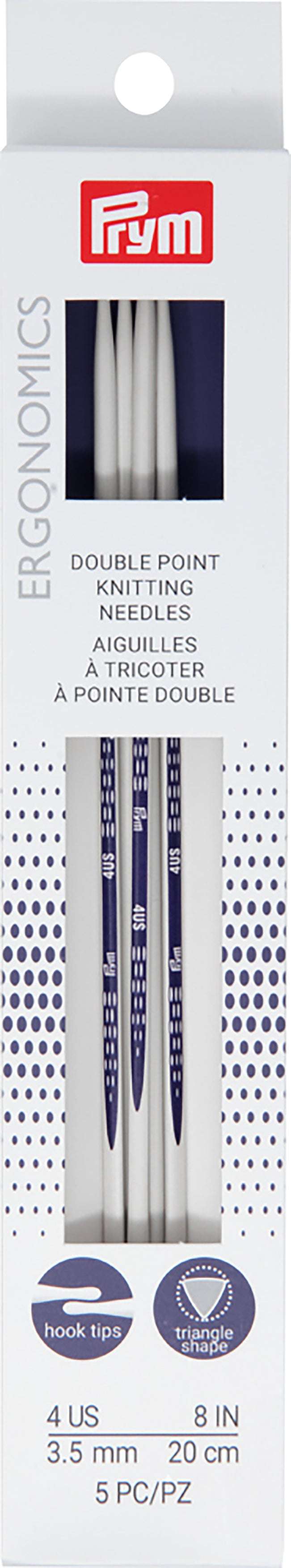 Prym Ergonomic Double Pointed Knitting Needles (Set of 5)
